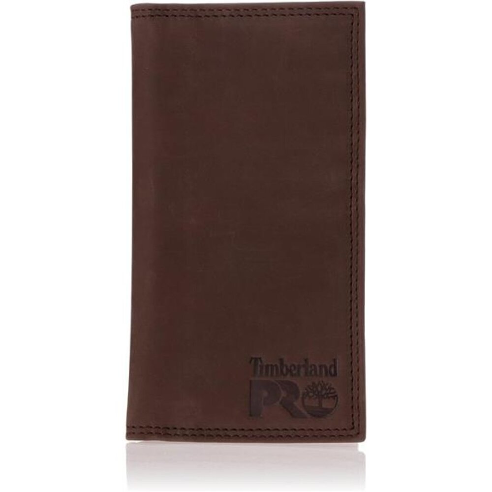 Men's Leather Long Bifold Rodeo Wallet with RFID
